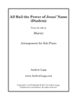 All Hail the Power of Jesus' Name (Diadem) - Solo Piano