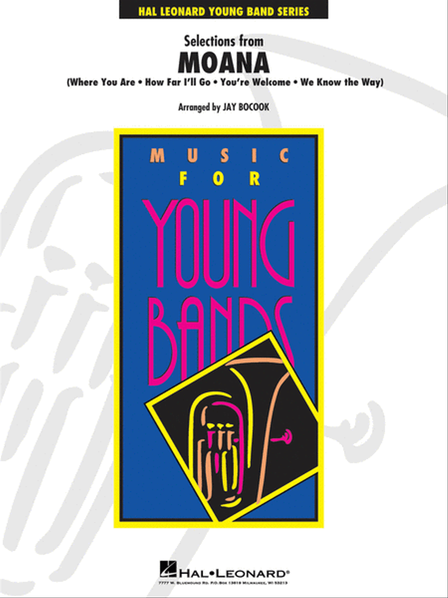 Selections from Moana Concert Band scores gallery preview page 1
