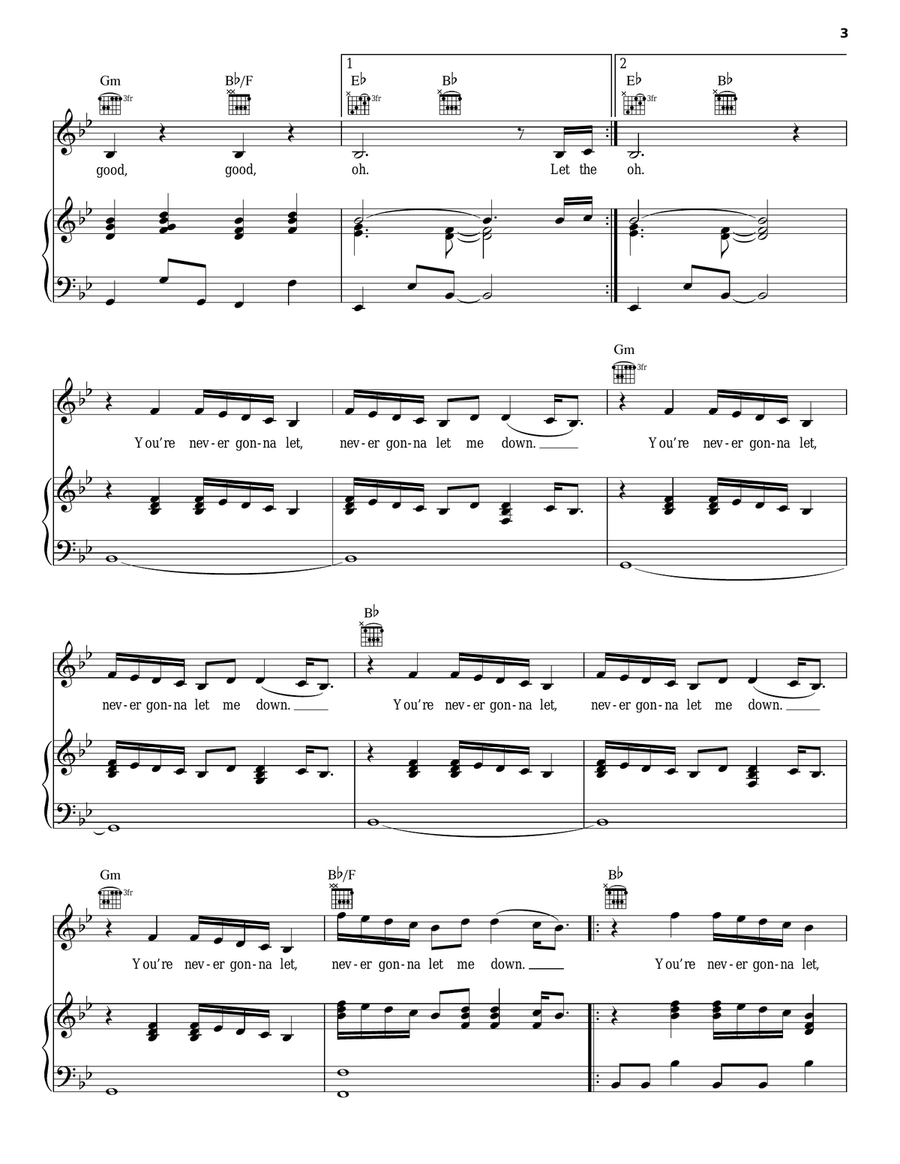 King Of My Heart King Of My Heart Piano, Vocal, Guitar scores gallery preview page 3