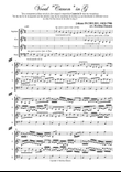 J. Pachelbel: (Vocal) CANON (in G), for SATB choir a cap.