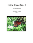 Little Piece No. 1 for Violin and Piano