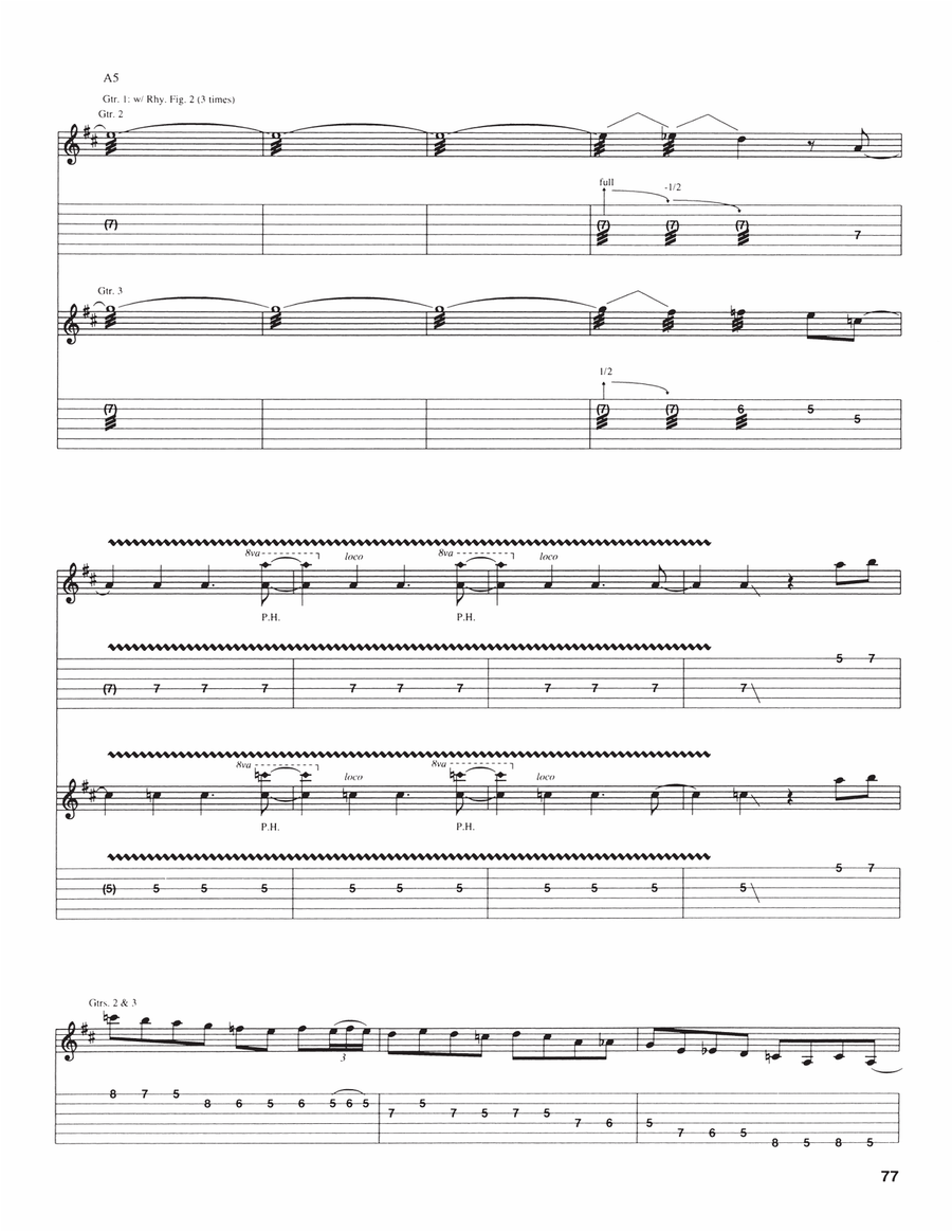 Thunder And Lightning Thunder And Lightning Acoustic Guitar scores gallery preview page 3