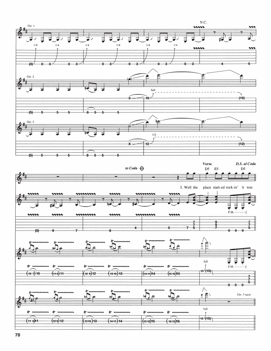 Thunder And Lightning Thunder And Lightning Acoustic Guitar scores gallery preview page 4