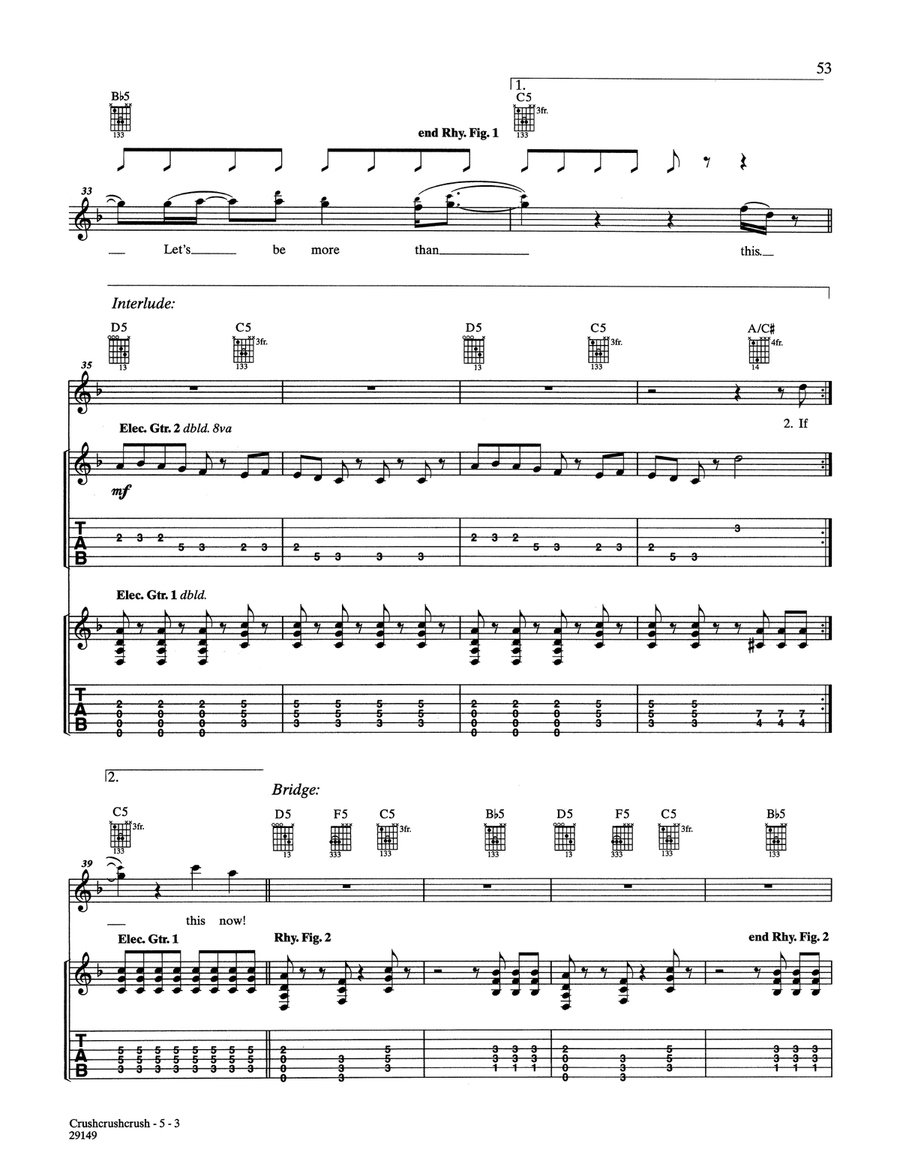CrushCrushCrush CrushCrushCrush Acoustic Guitar scores gallery preview page 3