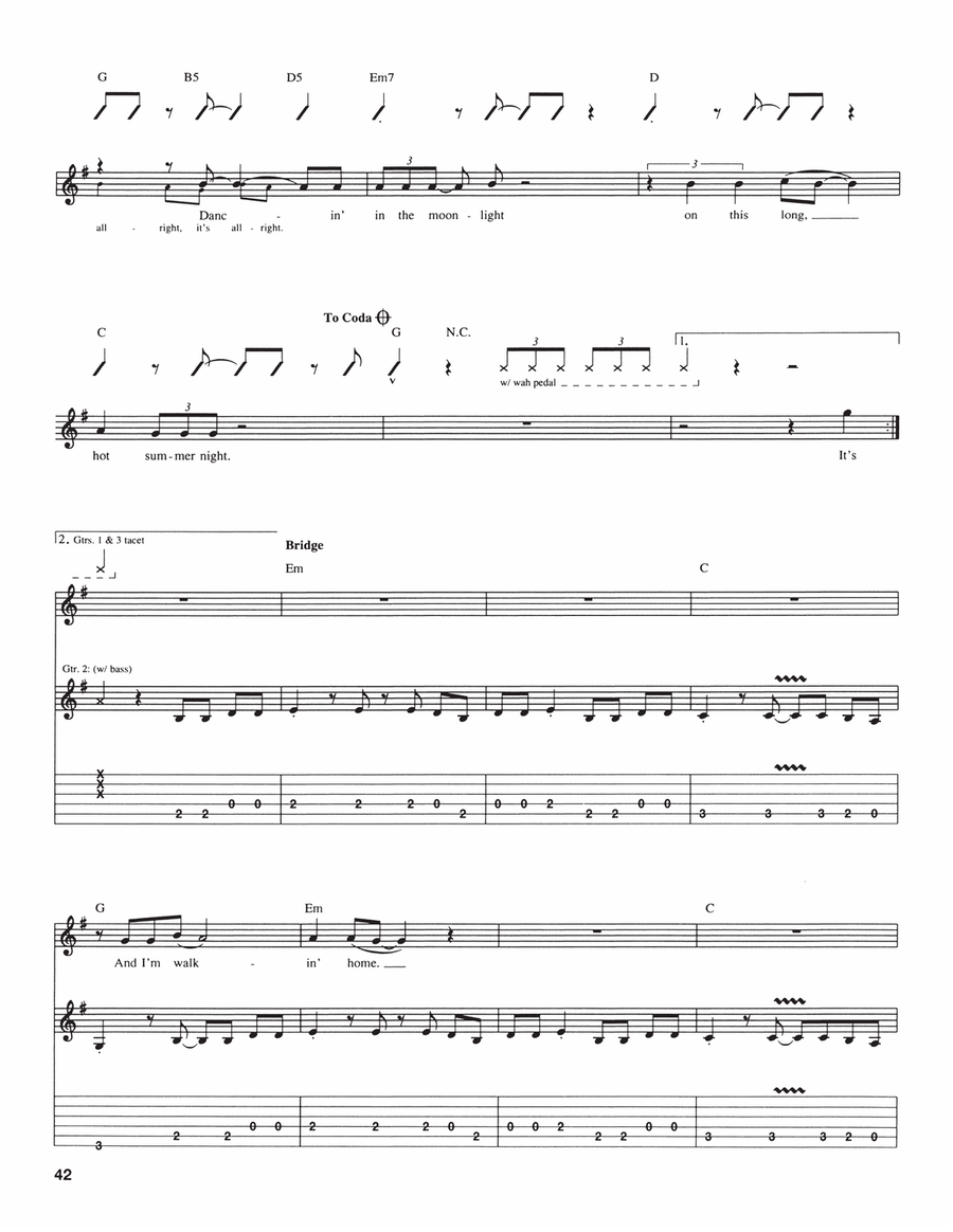 Dancing In The Moonlight Dancing In The Moonlight Acoustic Guitar scores gallery preview page 3