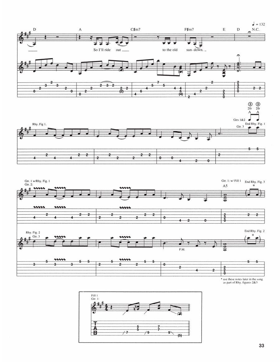 Cowboy Song Acoustic Guitar scores gallery preview page 2