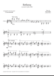 Bethena (a concert waltz, classical guitar)
