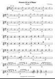Sonata No. 2 in A Major