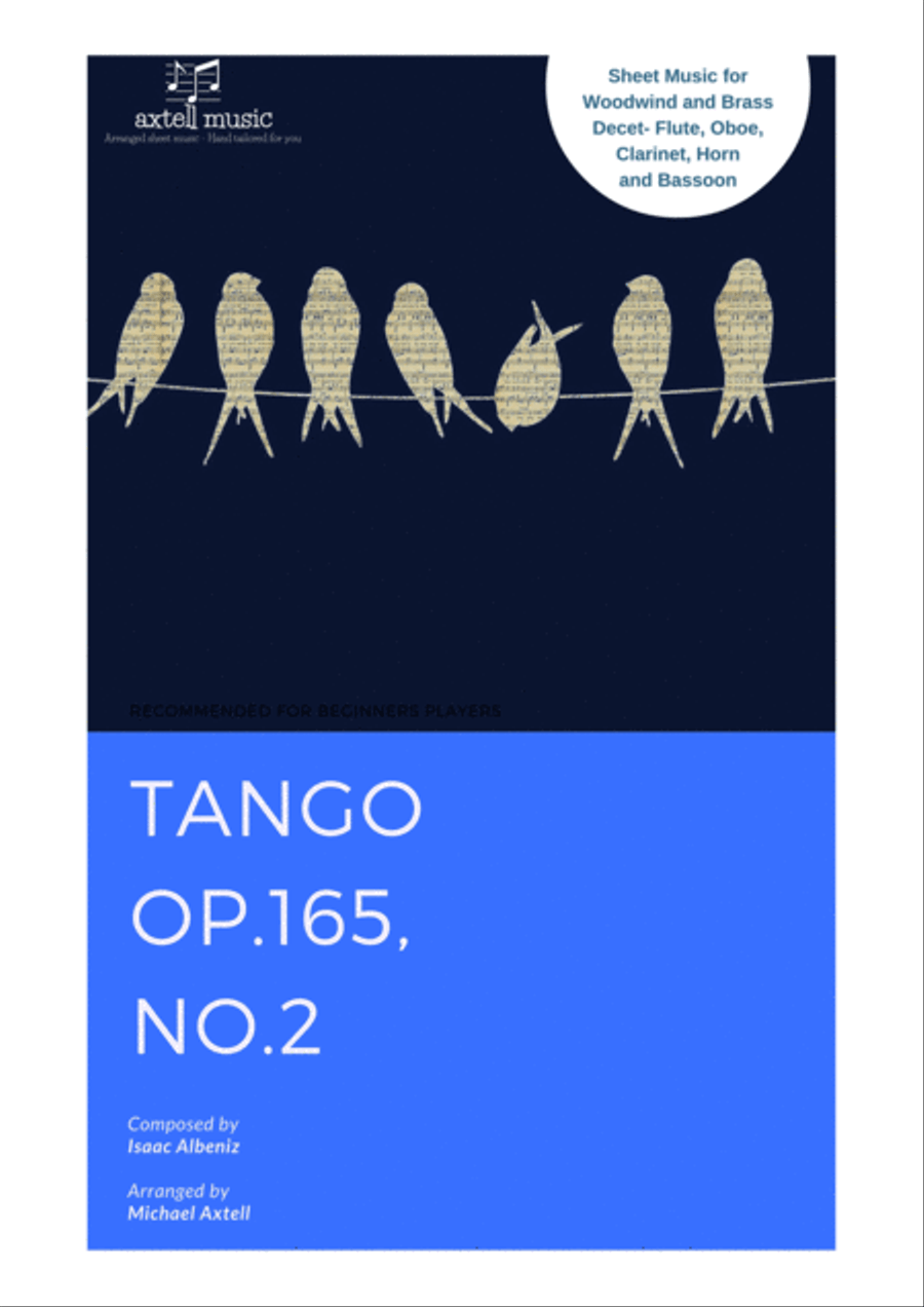 Tango Op.165, No.2 - Isaac Albeniz Chamber Orchestra scores gallery preview page 1