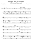 Love Was Born On Christmas (Christmas Memories)