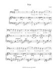 Mai (Gabriel Faurè) For low voice, in bass clef