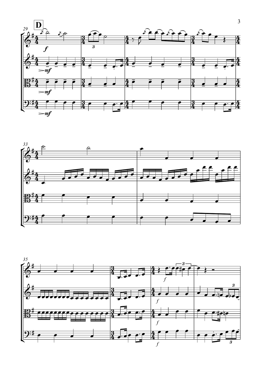 All You Need Is Love All You Need Is Love String Quartet scores gallery preview page 4