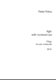 Elegy for Solo Violoncello