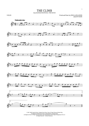 The Climb (from Hannah Montana: The Movie)
