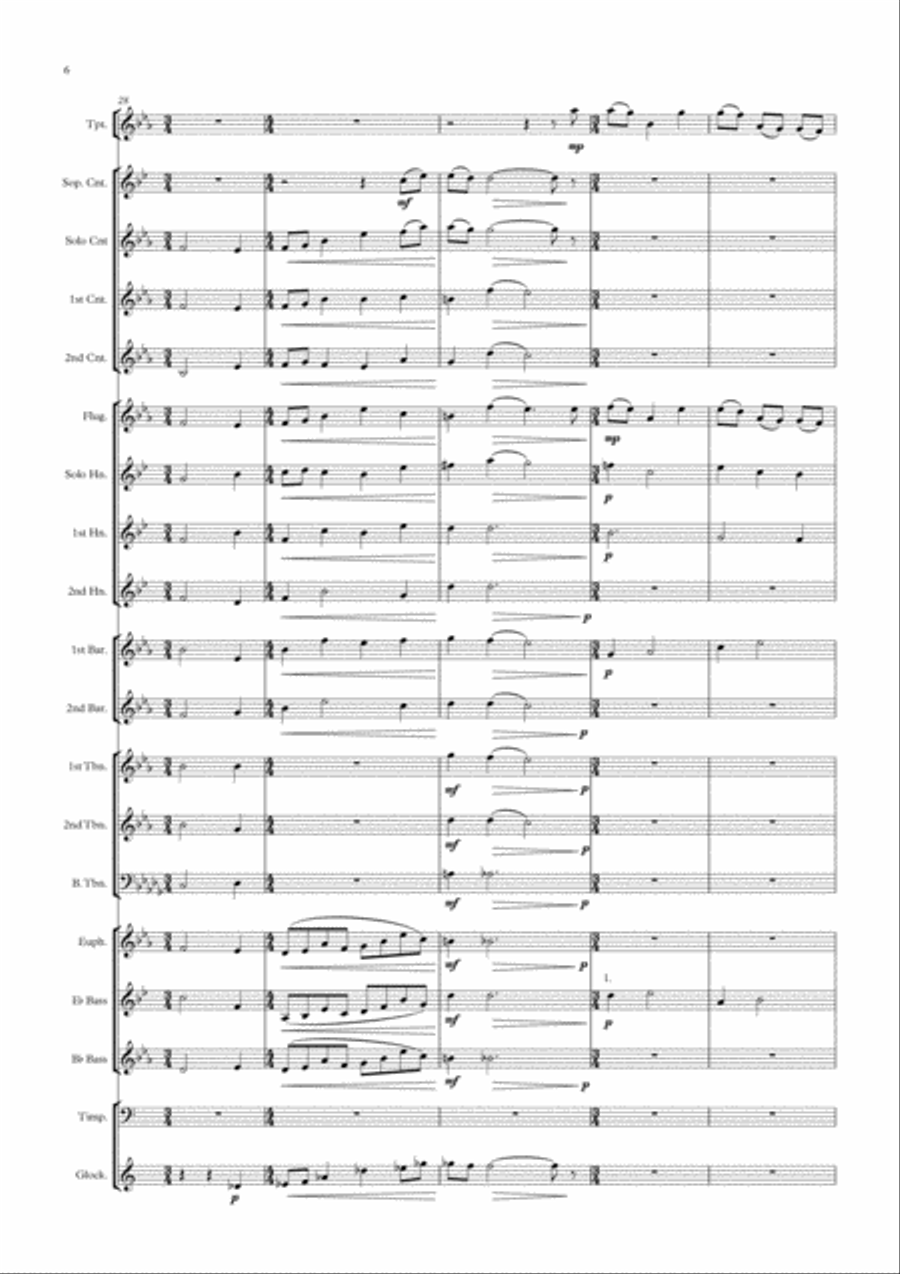 Shackleton's Cross Concert Band scores gallery preview page 6