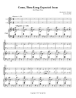 Come, Thou Long-Expected Jesus for Piano Trio