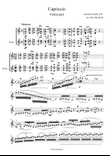 Capriccio B 81 - Concert Rondo for Violin and Piano