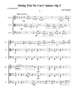 String Trio No 1 in C minor, Op 3 Mvmt 1