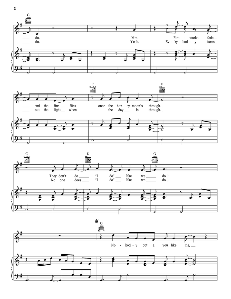 (I Do) Like We Do (I Do) Like We Do Piano, Vocal, Guitar scores gallery preview page 2