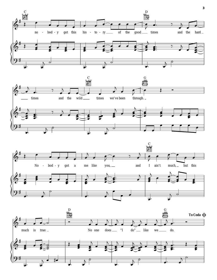 (I Do) Like We Do (I Do) Like We Do Piano, Vocal, Guitar scores gallery preview page 3