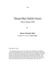Sheep May Safely Graze (for 5 Cellos)