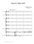 Fugue K426 by Wolfgang A. Mozart (Flute Octet)