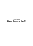 Op.39 Piano Concerto in F Sharp Minor