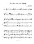 How Can I Keep from Singing