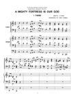 A Mighty Fortress -- Organ/Piano Duet
