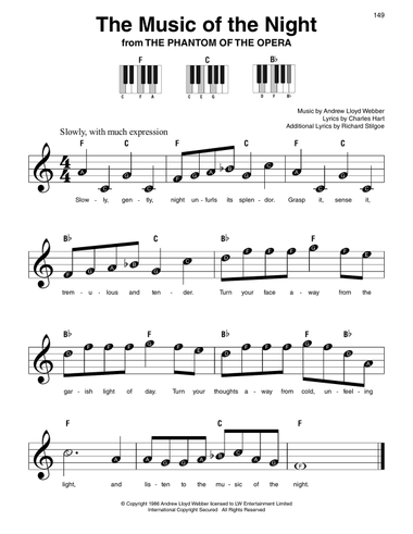 The Music Of The Night (from The Phantom Of The Opera)