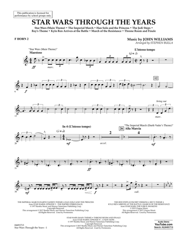 Star Wars Through the Years - F Horn 2