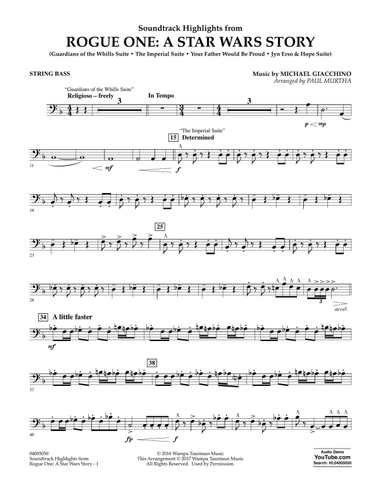Rogue One: A Star Wars Story - String Bass
