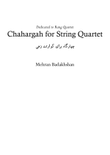 Chahārgāh for String Quartet