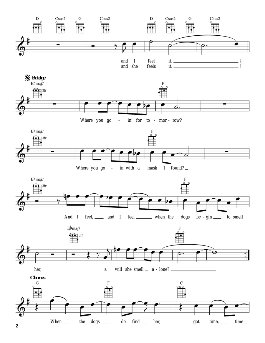 Plush Plush Ukulele scores gallery preview page 2