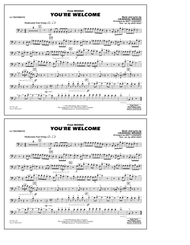 You're Welcome (from Moana) (arr. Matt Conaway) - 1st Trombone