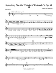 Beethoven Symphony No. 6, Pastorale, Movement II - Horn in F 1 (Transposed Part), Op. 68 mini preview