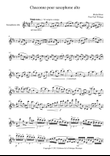 Michel Bosc: Chaconne for solo alto saxophone