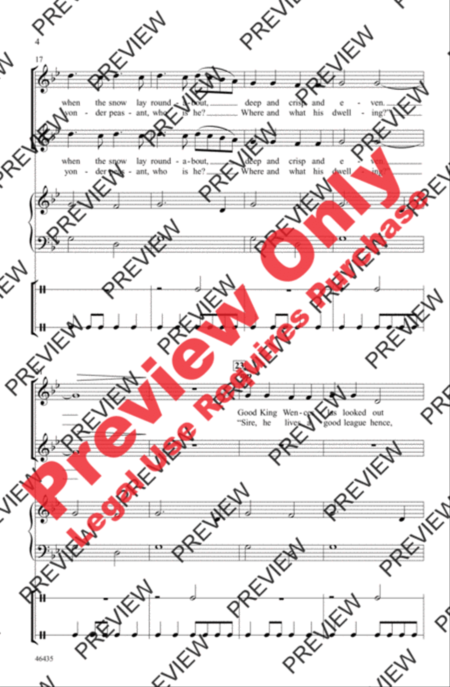 Wenceslas Canon Wenceslas Canon 2-Part scores gallery preview page 4
