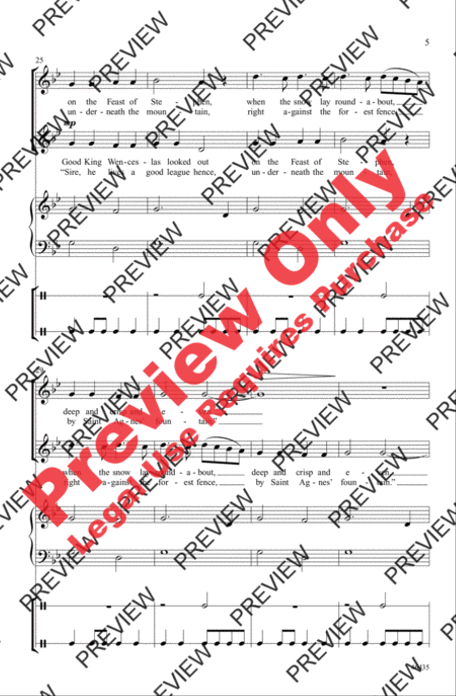 Wenceslas Canon Wenceslas Canon 2-Part scores gallery preview page 5