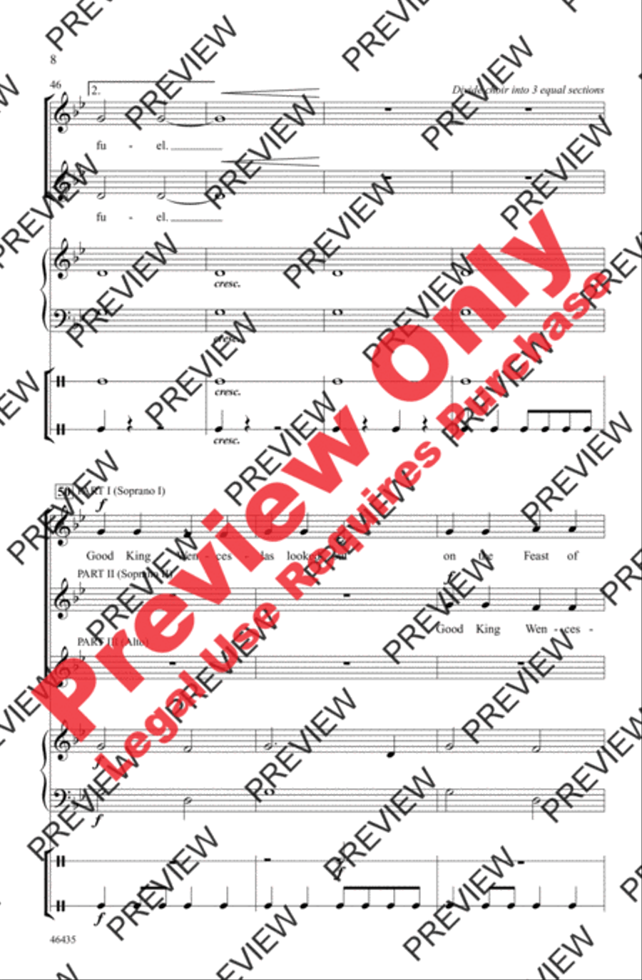 Wenceslas Canon Wenceslas Canon 2-Part scores gallery preview page 8