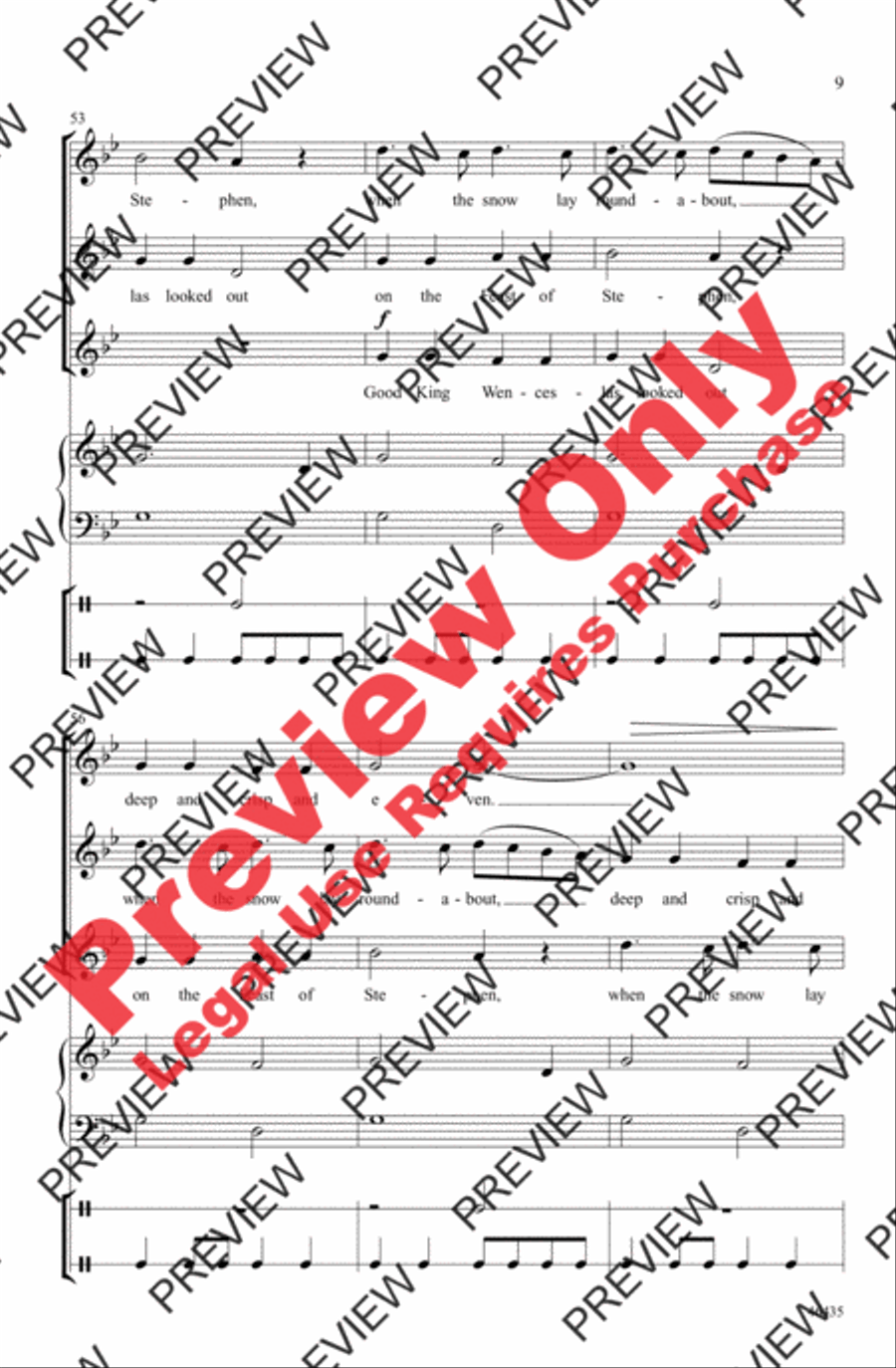 Wenceslas Canon Wenceslas Canon 2-Part scores gallery preview page 9