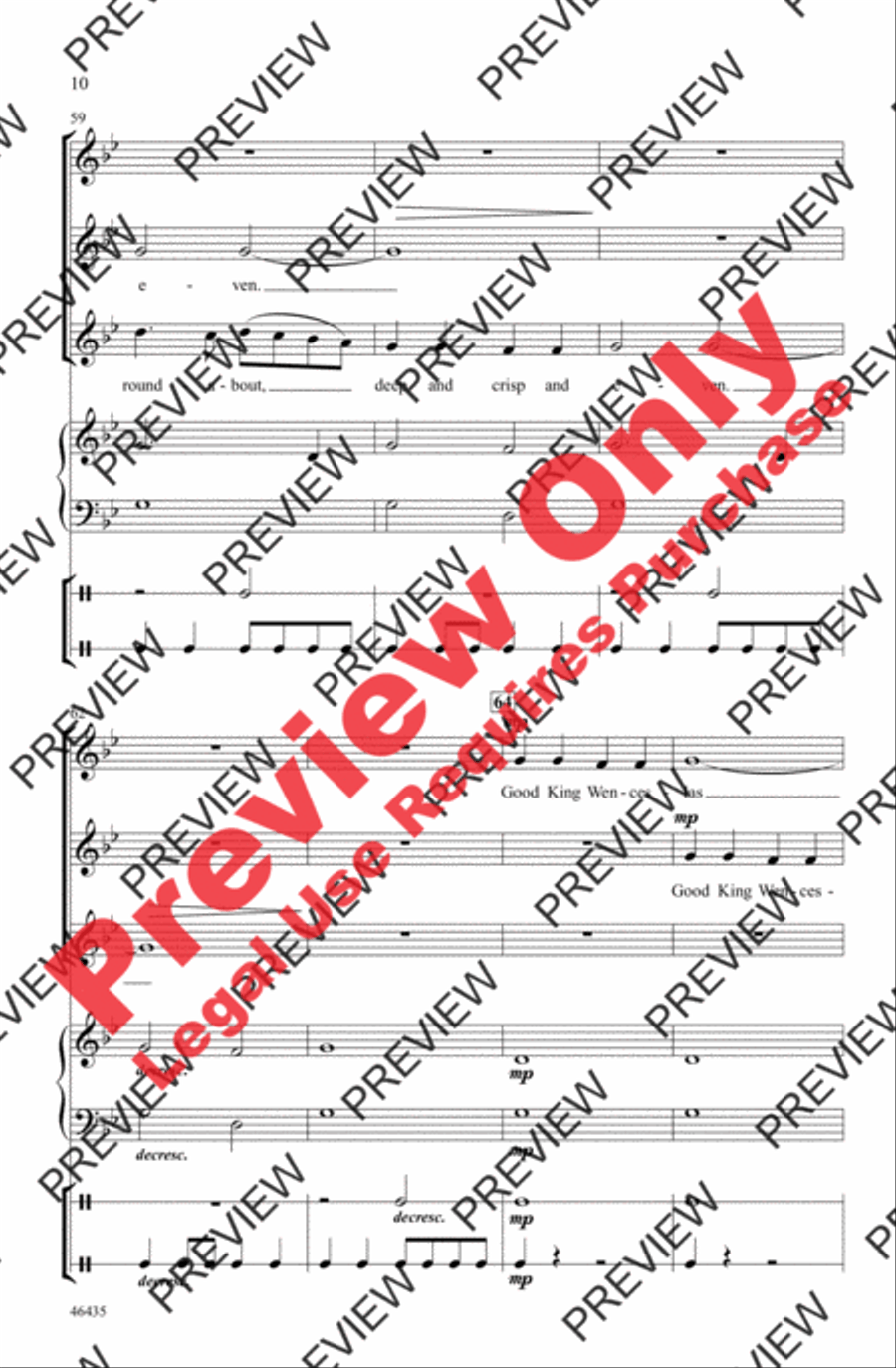 Wenceslas Canon Wenceslas Canon 2-Part scores gallery preview page 10
