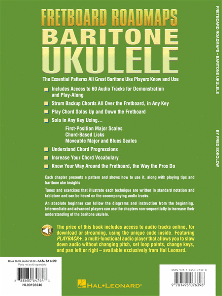 Fretboard Roadmaps – Baritone Ukulele Guitar Tablature scores gallery preview page 6