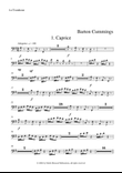Barton Cummings: Concertino for contrabassoon and concert band, 1st trombone part
