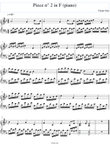 Piece n°2 in F (piano)