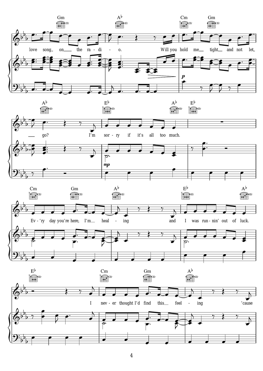 Symphony (featuring Zara Larsson) Piano, Vocal scores gallery preview page 4