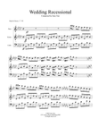 Wedding Recessional Part 1 & 2 for Trio