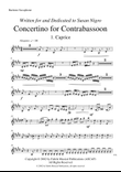 Barton Cummings: Concertino for contrabassoon and concert band, baritone saxophone part