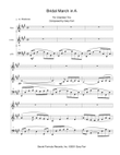 Bridal March in A (for Chamber Trio)