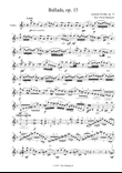 Ballada, op. 15